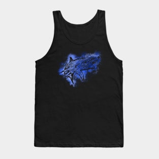 Shark - Blue Tank Top